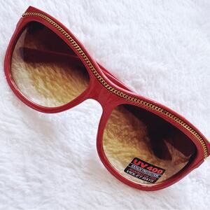 Rina Orange and Gold Sunglasses